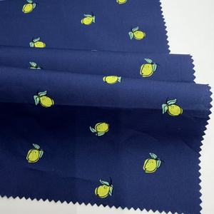 Dyed Ground Printing Combed Cotton Woven Small Lemon Poplin <strong>Liberty</strong> London Printing <strong>Fabrics</strong> for Women Dress Use for Girls - Product Image 5