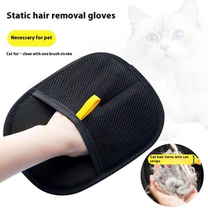 Guante de depilación para mascotas, cepillo bidireccional, herramienta pegajosa para el cabello para gatos y perros, limpieza de depilación de partículas electrostáticas, cepillo conveniente - Product Image 2