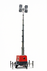 เสาไฟส่องสว่าง TPE-R5KH รุ่น Z482 Mecc Alte PM5G-42 5KW เสาไฮดรอลิกชุบสังกะสีสูง 9 เมตร ไฟ LED 4 ดวง 350W แบบเคลื่อนที่ได้ TPE-R5KH TPE-R5KH 1 ไฮบริด โป - Product Image 3