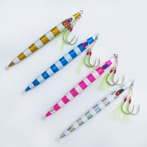 SKM nuevo 120g-1000g UV plomo Jig Flash señuelo de <span class=keywords><strong>pesca</strong></span> rápido paso lento Jigs hundimiento gancho de Metal auxiliar para <span class=keywords><strong>lubina</strong></span> impresa - Product Image 1