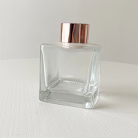 Diffuseur de parfum d'ambiance Square Scents 50ml/100ml, huile essentielle, sérum pour la peau, flacons en verre avec bouchon à vis
