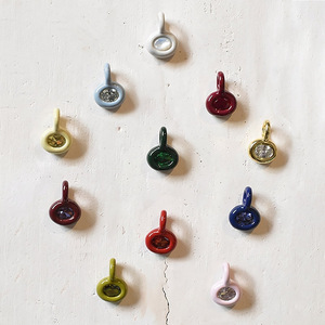 Mini pendentif ovale en émail avec breloques <span class=keywords><strong>colonne</strong></span> <span class=keywords><strong>de</strong></span> cristal couleur macaron et pierre <span class=keywords><strong>de</strong></span> naissance, collier <span class=keywords><strong>de</strong></span> fête mignon pour femme, bijoux DIY - Product Image 1