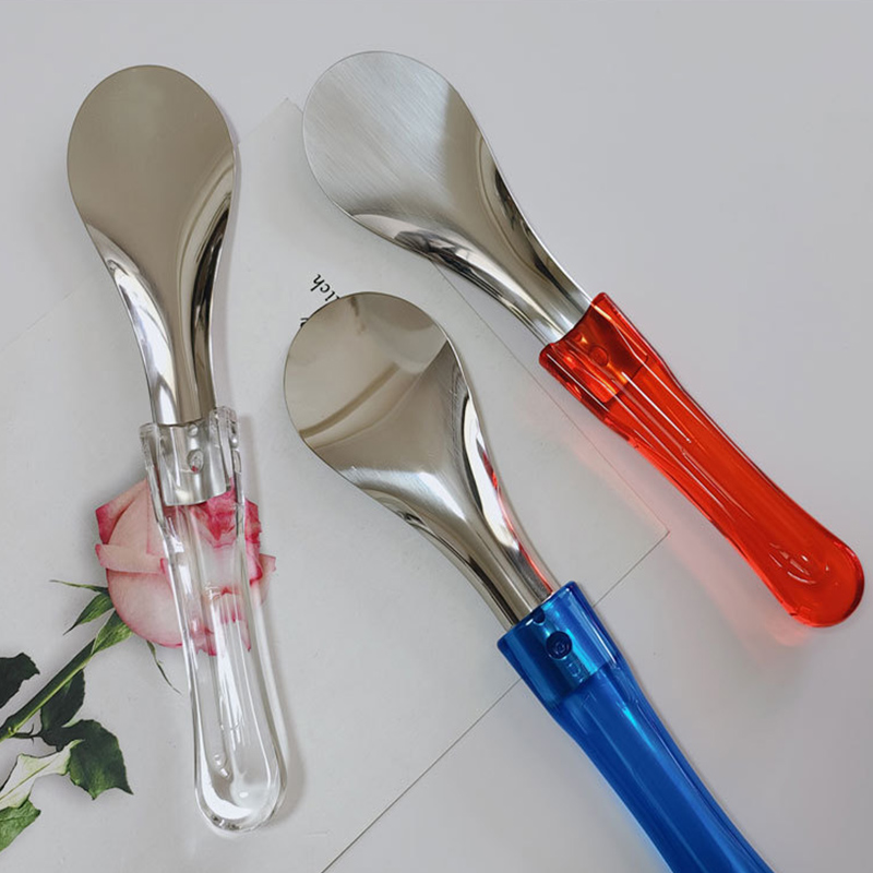 ジェラート　スパチュラ 食品グレード103/8インチステンレス鋼ジェラートスパチュラ透明透明