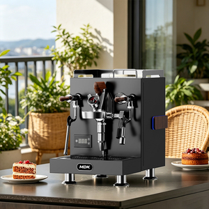 Cafetera Profesional Comercial de Acero Inoxidable con Doble Caldera, Bomba Rotativa, Semiautomática, para Hotel y Automóvil - Product Image 2