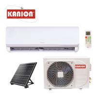 Climatiseur mural sans conduit à technologie double R410A T1 T3, pompe à chaleur solaire hybride 3D DC Inverter, 50Hz / 60Hz