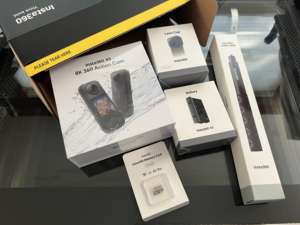 Insta 360 X5 Nouvelle caméra d'<span class=keywords><strong>action</strong></span> 360°, pack essentiel, 2290 mAh, vidéo 8K, étanche à 30 m, panoramique, sport, caméra grand angle 8K - Product Image 2