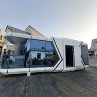 Maison conteneur modulaire intelligente en acier avec salle de bain, cuisine, salon et usage commercial – Mini-maison préfabriquée pour chambre d'hôtel
