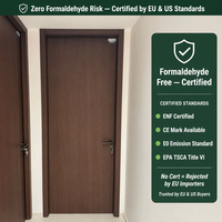 Joint d'étanchéité en caoutchouc pour porte à plat, certifié ENF CE, insonorisant 48 dB, pour cadre de porte intérieure en bois, commande en gros