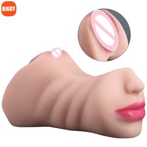 Dubbele Vagina Anale Masturbatie Volwassen Seks <span class=keywords><strong>Pussy</strong></span> Speelgoed Diepe Keel Met Tong Realistische Vagina Seksspeeltjes Voor Man Yumi Miyazaki - Product Image 1