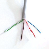 Cable Ethernet aprobado por CPR, Cat6a, Cat7, Cat8, Cable de red para datos de ordenador, CCA, Cat 5e,cat 5e, 4 pares de giro, 24AWG, Utp,cat5