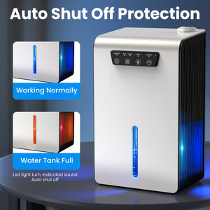 Aire acondicionado portátil, enfriador evaporativo Personal, ventilador silencioso, cristal de hielo, agua, escritorio para el hogar al aire libre - Product Image 2