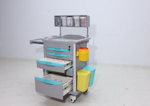병원 ABS 의료 약물 교환 환자 간호 트롤리 병원 카트 약품 트롤리 - Product Image 3