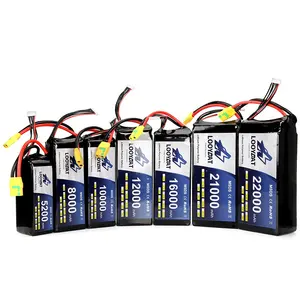 LOOYBAT 14.8V 22.2V Lipo Battery 5200mAh 8000mAh 10000mAh 12000mAh Drone Lithium Polymer Batteries Pack 4S 14.8V