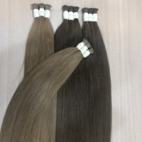 Extensions de cheveux naturels en vrac, qualité supérieure 15A, cheveux humains vierges pour Mega Hair, 100 grammes