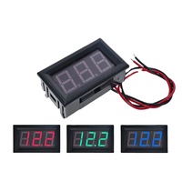 Digital tube DC voltmeter 0.56-inch LED digital voltmeter DC4.5V-30.0V reverse connection protection