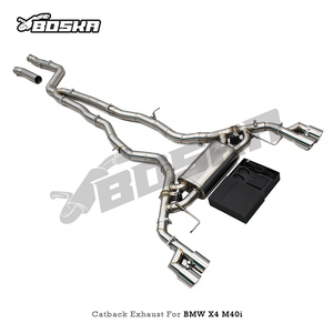 Sistema de Escape Catback de Lujo Boska de Ajuste Directo para X3/X4 M40i 3.0T 2018-2025, Tubo de Acero Inoxidable de 1.5mm con Sistema de Válvulas de Alto Flujo - Product Image 2