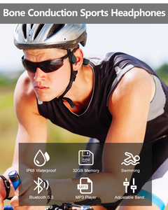 Không Dây Cho <span class=keywords><strong>Bluetooth</strong></span> IPX8 Không Thấm Nước Thể Thao Tai Nghe & Tai Nghe Bone Dẫn LED TF 32G Không Dây Bone Dẫn Tai Nghe - Product Image 6