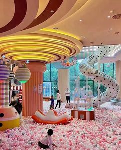 Parc d'aventure d'intérieur de terrain de jeu d'enfants pour le divertissement et le jeu - Product Image 3