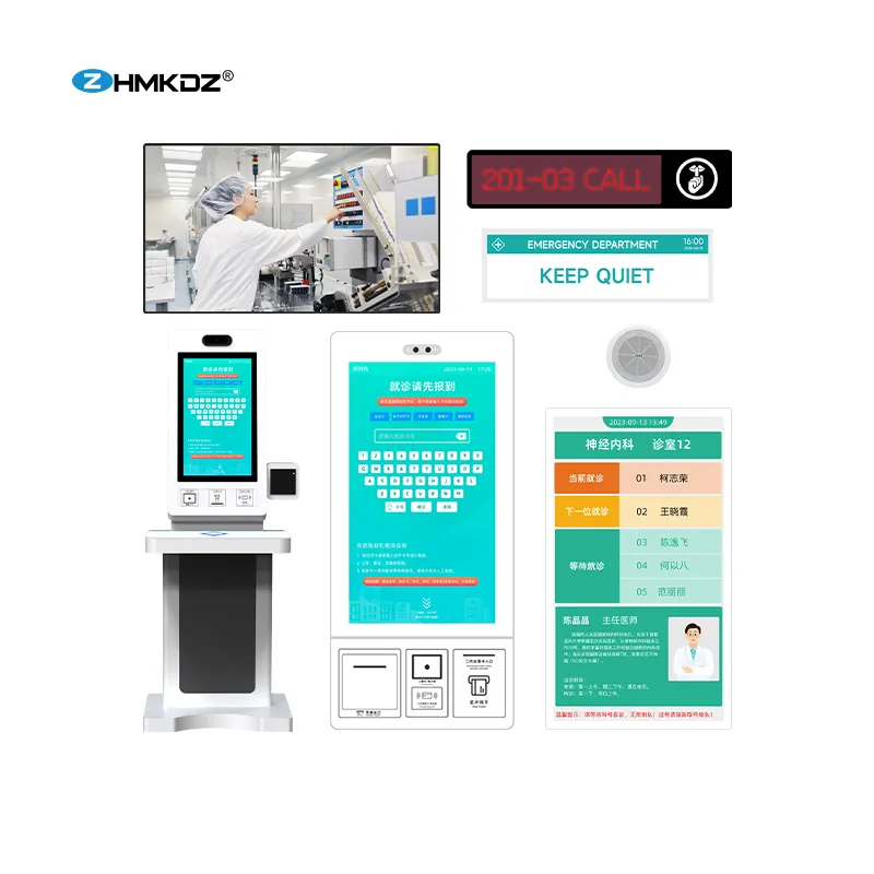 Hospital Consultation Guide Triage Queue Calling Management System Kiosk