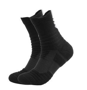 2024 Cmax Chất Lượng Cao Jacquard Dệt Grip Bóng Rổ Vớ Tất Cả Các Loại Crew Vớ Ống Biểu Tượng Tùy Chỉnh Thoải Mái Dưới Biểu Tượng Mùa Xuân - Product Image 6