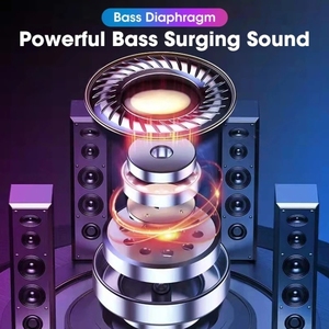 Flash bán flip6 Max xách tay không dây bt5.0 + EDR Loa ngoài trời loa siêu trầm với đầy màu sắc LED chiếu sáng - Product Image 5