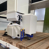 Machine de découpe de pierre à 4 axes ZEUS 4+2, pour granit et marbre, machine CNC avec moteur puissant, roulement, pompe, haute sécurité et télécommande