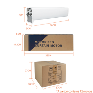 มอเตอร์ม่านเงียบไฟฟ้า5สายสำหรับโรงแรมมี RF433ควบคุมการทำงานแบบแห้ง RS485 100-240โวลต์ GE82TV-2N สำหรับโรงแรม - Product Image 6