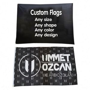Custom Logo Advertising Custom Double-Sided Canvas Header Flag <b>Cheap</b> Custom Made Flags - Product Image 1