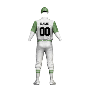 OEM Custom Breathable Short Sleeve Baseball Shirts and Pants Set Wholesale Classic Vintage Team Baseball Uniform - Product Image 2