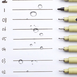 Ensemble de stylos à dessin en pigments, lot 005 01 02 03 04 05 08 1.0, pinceaux marqueurs d'<span class=keywords><strong>art</strong></span> Fineliner, stylo de croquis - Product Image 4