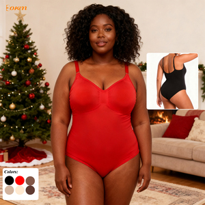 여름 얇은 통기성 바디 셰이퍼 쉐이핑 삼각형 바디 수트 쉐이프웨어 여성용 섹시한 등이없는 셰이퍼 여성용 슬림 타이트 - Product Image 1