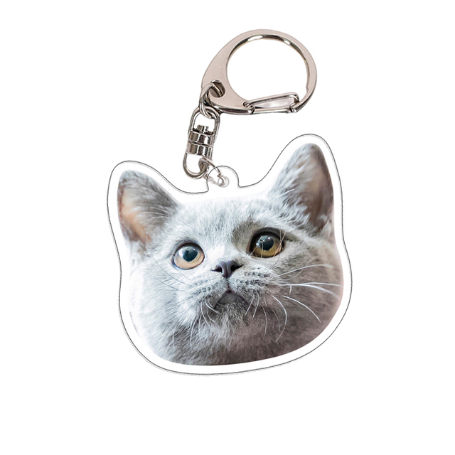 Sublimation Keychain Acrylic Key Chain Key Ring Acrylic Charms Custom Transparentr Acrylic Keychain