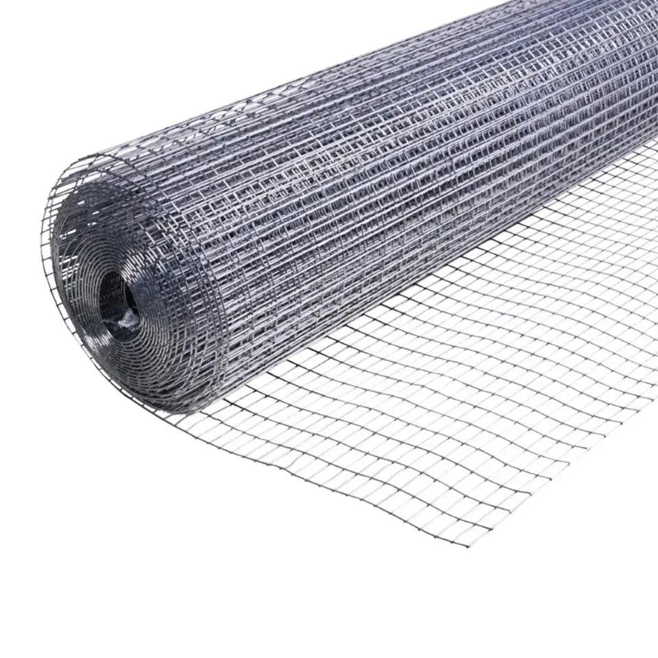 Factory direct sale 19 Gauge Hardware Cloth Metal Wire Mesh 1/2" x 1/2"  Galvanized Welded Cage Wire