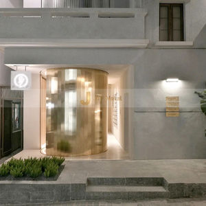 Colonne J018 avec motif de calandre en métal poli Revêtement de panneau de colonne en acier inoxydable cuivre - Product Image 4