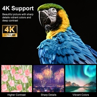 Umiio Nouveau 2024 K10-U8 1080P 1200 ANSI Luminosité Android 9 Haut-parleurs stéréo HIFI Projecteur intelligent portable pour réunions en extérieur