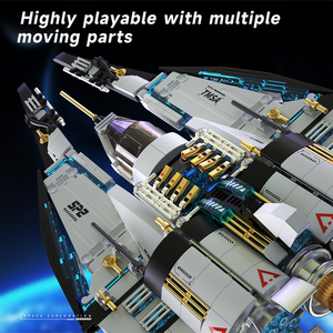 ชุดตัวต่อสตาร์ครุยส์ไฟท์เตอร์ 739 ชิ้น ชุดตัวต่อสตาร์วอร์ส ของเล่นเสริมพัฒนาการสำหรับเด็ก ชุดประกอบโมเดลนักสำรวจอวกาศ - Product Image 3