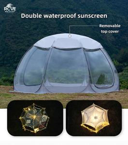 Groothandel Outdoor Camping Pvc Pop-Up Transparante Koepel <span class=keywords><strong>Tent</strong></span> Één Slaapkamer Sterrenhemel 1500-2000Mm Waterdicht Vier Seizoenen Snel - Product Image 5