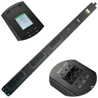 Unité de distribution PDU intelligente 3 phases 57KW 80A 415V 12 ports C19 avec surveillance SNMP pour centre de données IA en Chine