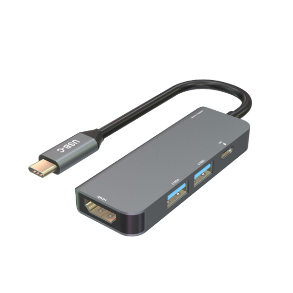 Multifunction 4 in 1Usb-C Hub for macbook Pro HDMI-compatible 4 Port Docking Station Hub