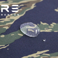Tissu camouflage rayé tigre en nylon 500D imperméable bleu, design tactique pour vêtements de sport, textiles de maison, vêtements - pour garçons et filles