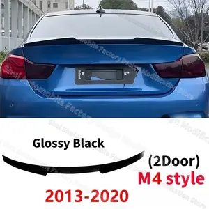 สำหรับรถยนต์ BMW ซีรีส์ 4 รุ่น 430i G26 G22 F32 ปี 2013-2024 แบบ 2 ประตู คูเป้ สปอยเลอร์หลังทรง AG/M4/MP/PSM ชุดแต่งกันชนหลัง - Product Image 4