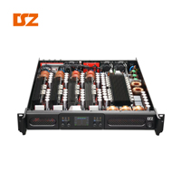 OEM Profesyonel Yüksek Güçlü 4 Kanallı Dijital Güç Amplifikatörü 4*3000W Geniş Voltajlı PFC'li Line Array Hoparlör için