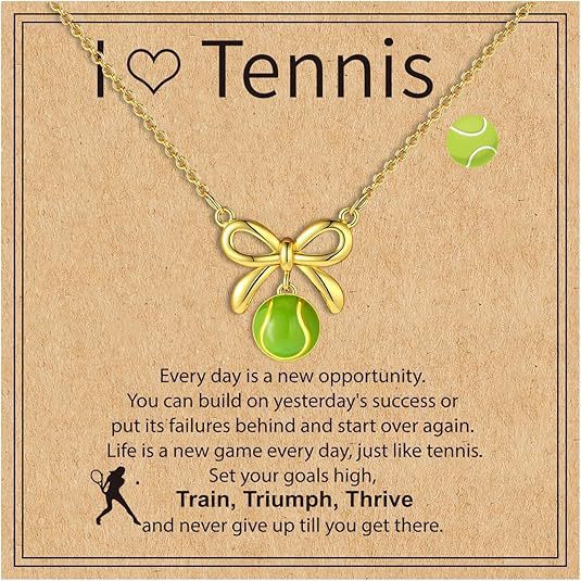 Carte collier noeud tennis