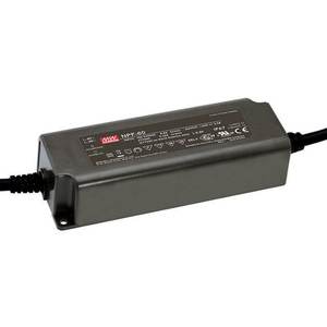 Fuente de Alimentación LED Mean Well NPF-60, 60W, 12V, 5A, Voltaje Constante, Corriente Constante, Canal Único, Convertidor de Corriente Alterna a Corriente Continua - Product Image 1