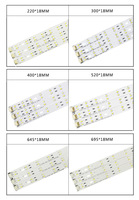 Prix d'usine, module linéaire personnalisé 2835 DC12V, protection IP55, puces LED Sunan, PCB en aluminium de 220 mm, éclairage intérieur