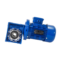 Moteur à engrenages triphasé à courant alternatif RV050 0,75 kW, réducteur à vis sans fin, rapport 50:1, boîtier en aluminium, étanche IP55, pour machines agricoles