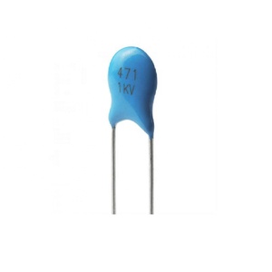 <span class=keywords><strong>471</strong></span> 1KV Condensador de disco cerámico de alto voltaje 470pF 1000V P5mm L Tipo de plomo de orificio pasante - Product Image 2