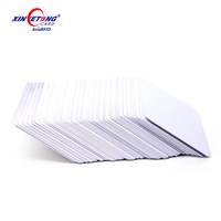 Kartu RFID Dual LF dan HF 125KHz Chip T5577 dan Chip Fudan 1K CUID Kartu Kosong Putih Tersedia Pencetakan Kustom