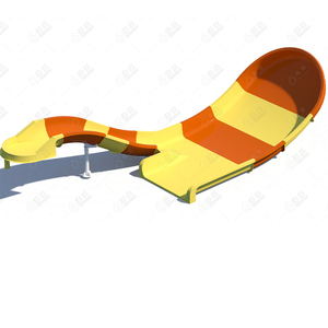 Cầu trượt kết hợp bán chạy nhất chất liệu sợi thủy tinh dành cho trẻ em, cầu trượt ngoài trời gia đình, cầu trượt hồ bơi - Product Image 4