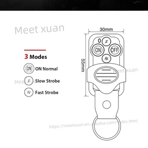 Upgrade Remote Control Pintu Garasi Elektrik Universal 4 Tombol Kloning 433MHz, Kunci Fob Nirkabel, Remote Control Pintar - Product Image 2